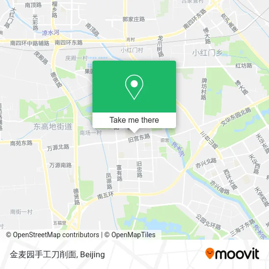 金麦园手工刀削面 map