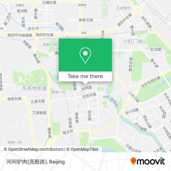 河间驴肉(庑殿路) map