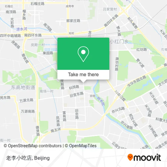 老李小吃店 map