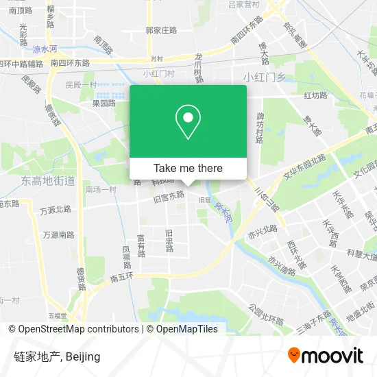 链家地产 map
