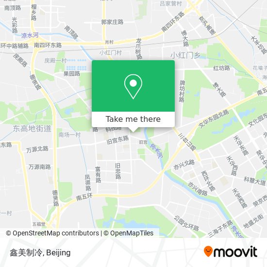 鑫美制冷 map