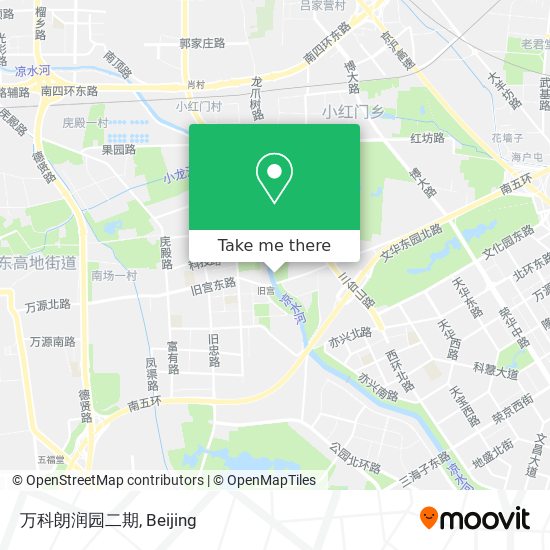 万科朗润园二期 map