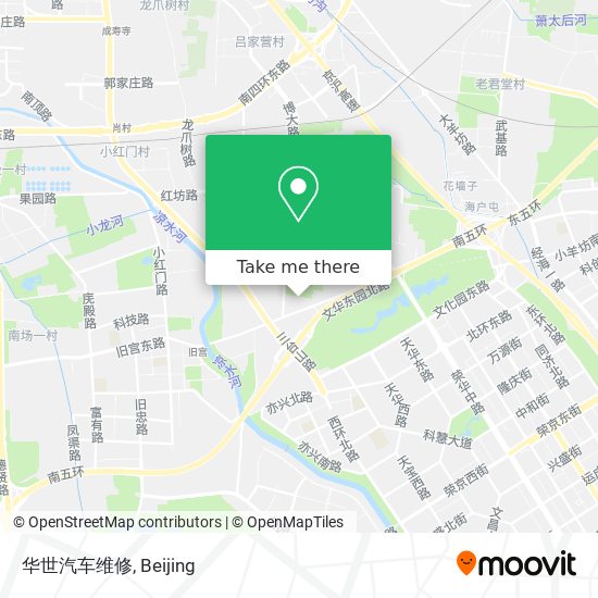 华世汽车维修 map