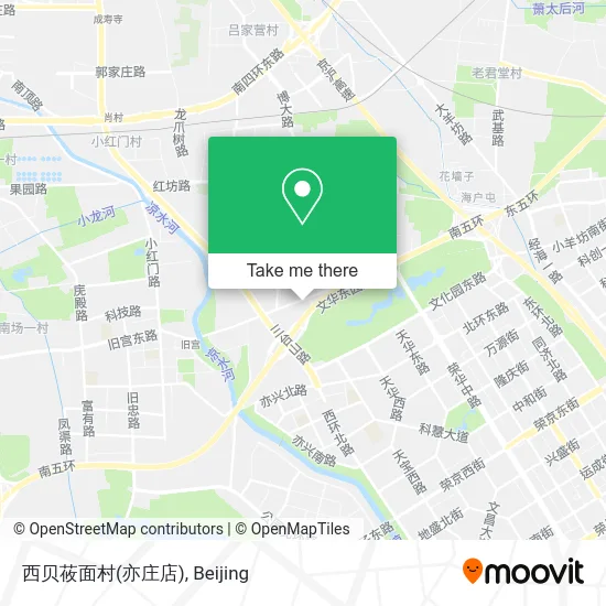 西贝莜面村(亦庄店) map