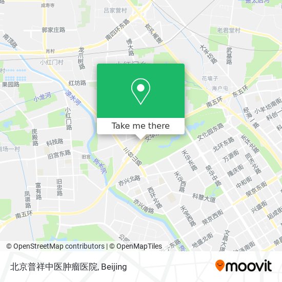 北京普祥中医肿瘤医院 map