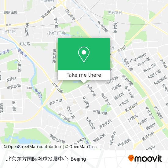 北京东方国际网球发展中心 map
