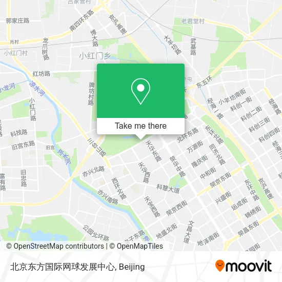 北京东方国际网球发展中心 map