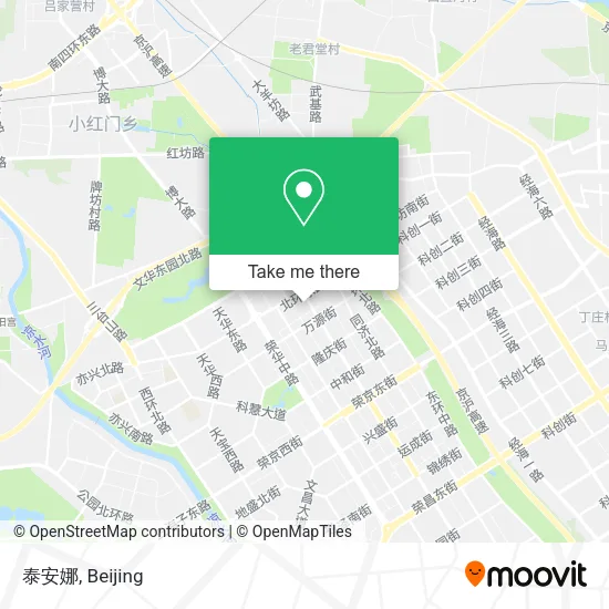 泰安娜 map