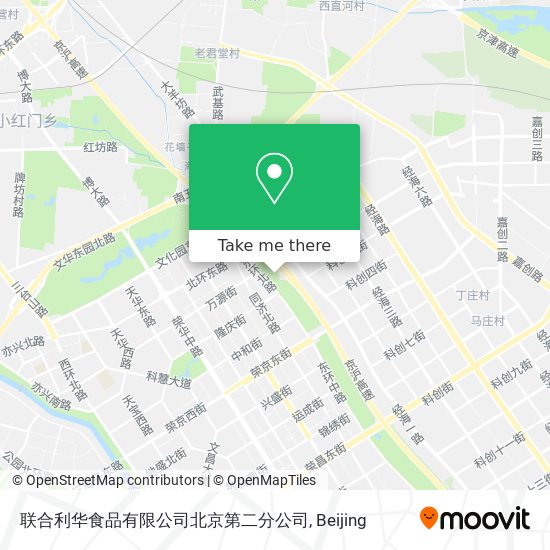 联合利华食品有限公司北京第二分公司 map