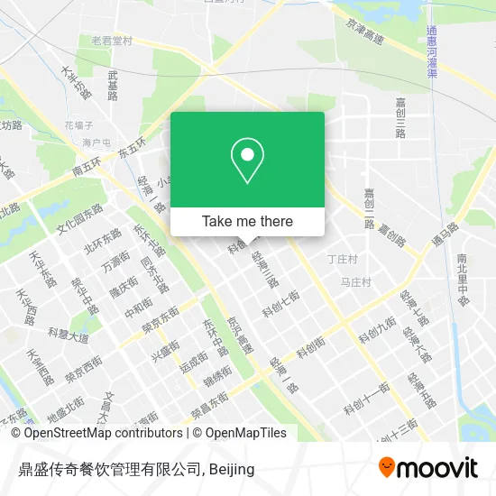 鼎盛传奇餐饮管理有限公司 map