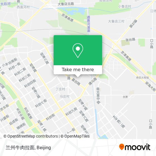 兰州牛肉拉面 map