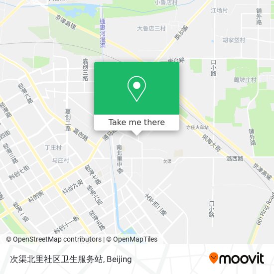 次渠北里社区卫生服务站 map