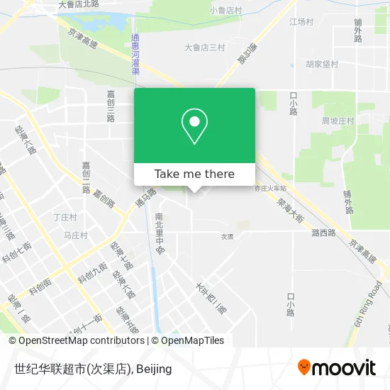 世纪华联超市(次渠店) map
