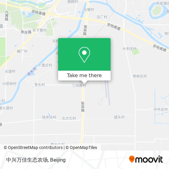 中兴万佳生态农场 map