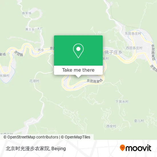 北京时光漫步农家院 map