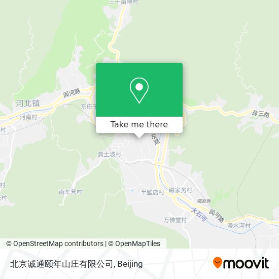 北京诚通颐年山庄有限公司 map