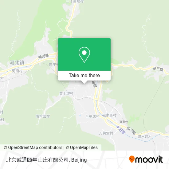 北京诚通颐年山庄有限公司 map