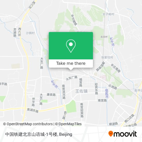 中国铁建北京山语城-1号楼 map