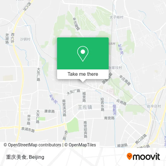 重庆美食 map