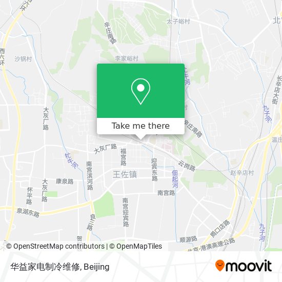 华益家电制冷维修 map