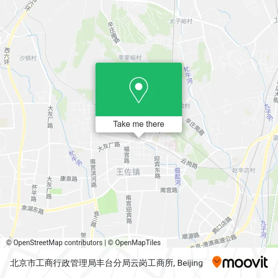 北京市工商行政管理局丰台分局云岗工商所 map