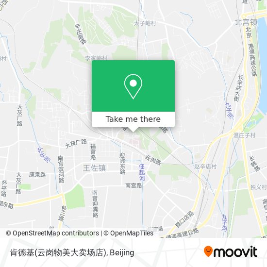 肯德基(云岗物美大卖场店) map