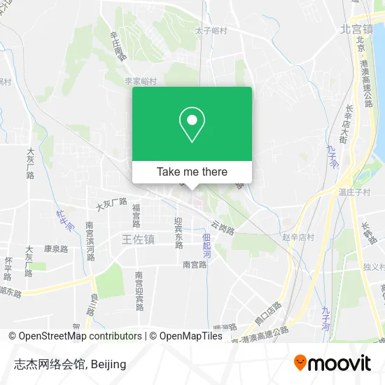 志杰网络会馆 map