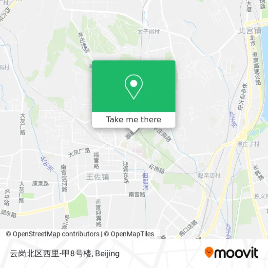 云岗北区西里-甲8号楼 map