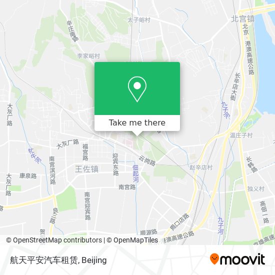 航天平安汽车租赁 map