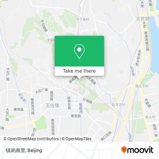 镇岗南里 map