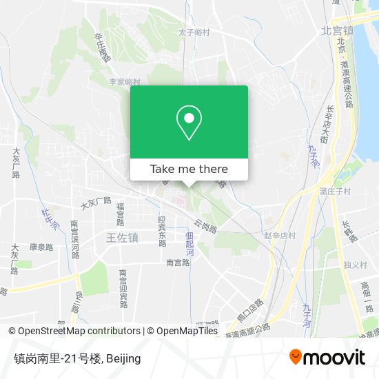 镇岗南里-21号楼 map