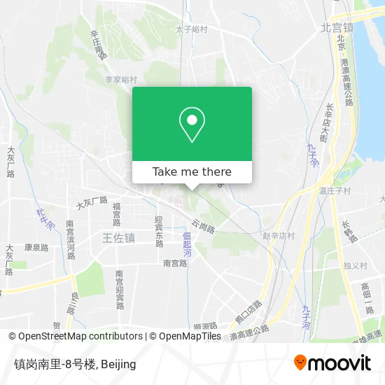 镇岗南里-8号楼 map