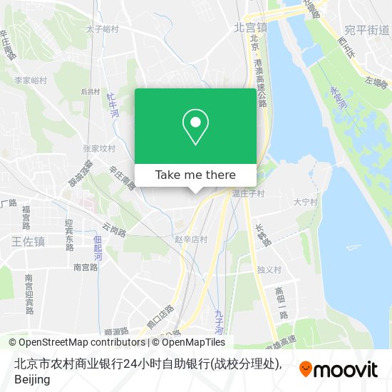 北京市农村商业银行24小时自助银行(战校分理处) map