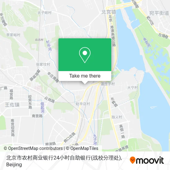 北京市农村商业银行24小时自助银行(战校分理处) map