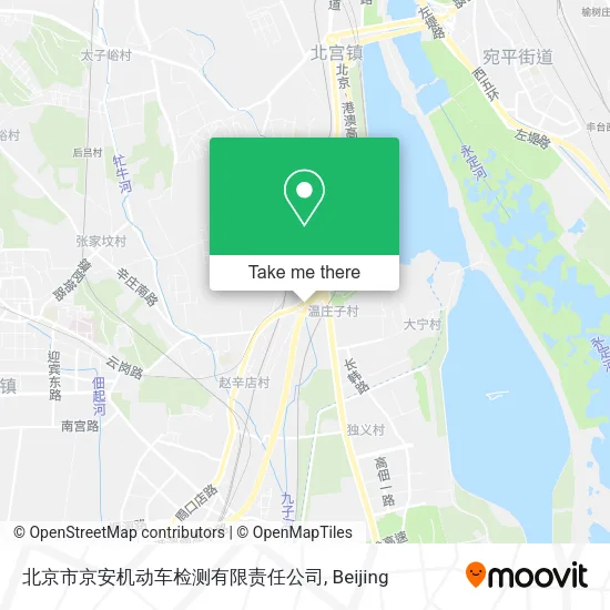 北京市京安机动车检测有限责任公司 map