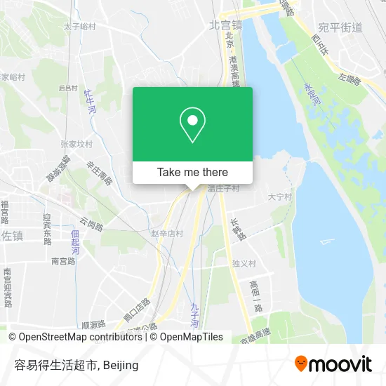 容易得生活超市 map