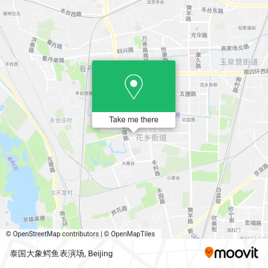 泰国大象鳄鱼表演场 map