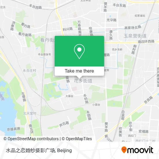 水晶之恋婚纱摄影广场 map
