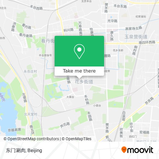 东门涮肉 map