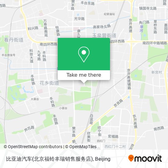 比亚迪汽车(北京福铃丰瑞销售服务店) map
