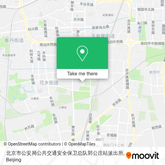 北京市公安局公共交通安全保卫总队郭公庄站派出所 map