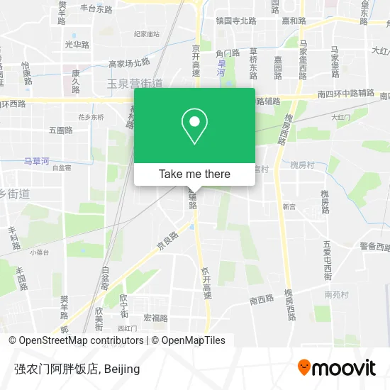 强农门阿胖饭店 map