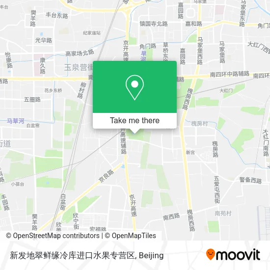 新发地翠鲜缘冷库进口水果专营区 map