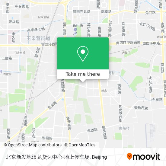 北京新发地汉龙货运中心-地上停车场 map