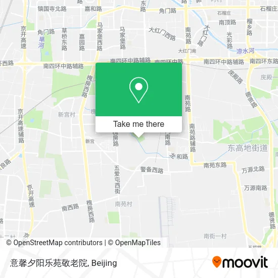 意馨夕阳乐苑敬老院 map