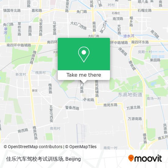 佳乐汽车驾校考试训练场 map