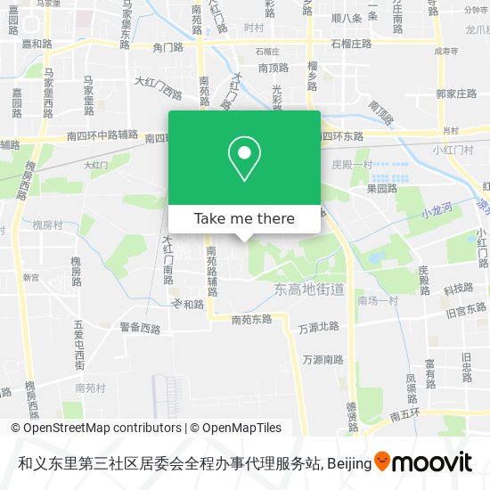 和义东里第三社区居委会全程办事代理服务站 map