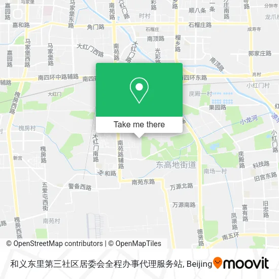 和义东里第三社区居委会全程办事代理服务站 map