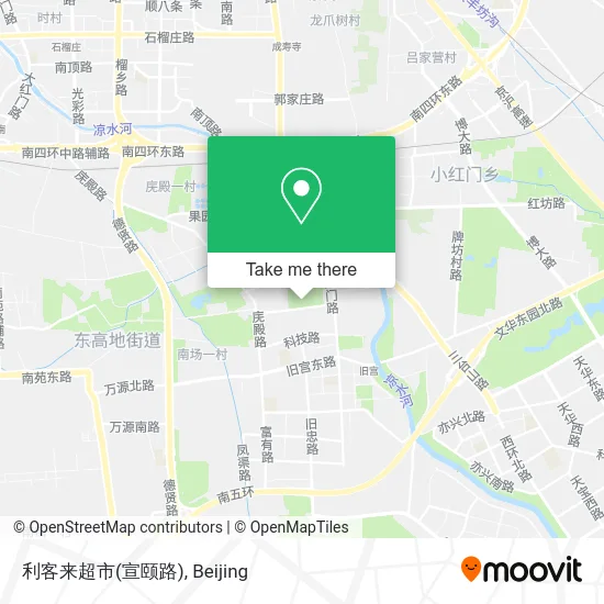 利客来超市(宣颐路) map