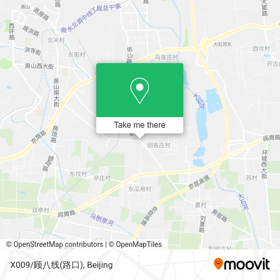 X009/顾八线(路口) map